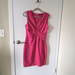 Hot pink dress